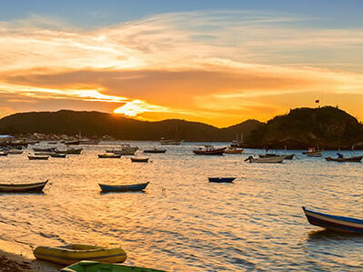 Puesto de sol en Búzios